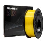 Filamento 3D PLA SILK - Diametro 1,75 mm - Bobina da 1 kg - Colore giallo - immagine 4