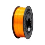Filamento 3D PLA SILK - Diametro 1,75 mm - Bobina da 1 kg - Colore arancione - immagine 3