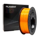 Filamento 3D PLA SILK - Diametro 1,75 mm - Bobina da 1 kg - Colore arancione - immagine 4
