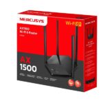 Mercusys MR60X Router wireless WiFi 6 dual band - 3 porte 10/100/1000 Mbps - 4 antenne 5 dBi - immagine 5