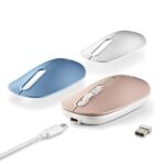 Mouse wireless ricaricabile multimodale e silenzioso NGS - 2 gusci di ricambio - 4 pulsanti - immagine 3