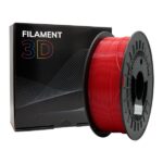 Filamento 3D PETG - Diametro 1,75 mm - Bobina da 1 kg - Colore rosso - immagine 4