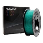 Filamento 3D PLA GLITTER - Diametro 1,75 mm - Bobina da 1 kg - Colore verde - immagine 4