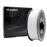 Filamento 3D PLA MATE - Diametro 1,75 mm - Bobina da 1 kg - Colore bianco - immagine 4