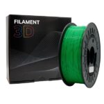 Filamento 3D PLA MATE - Diametro 1,75 mm - Bobina da 1 kg - Colore verde - immagine 4