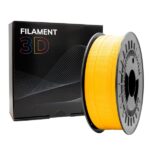 Filamento 3D PLA MATE - Diametro 1,75 mm - Bobina da 1 kg - Colore giallo - immagine 4
