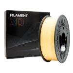 Filamento 3D PLA MATE - Diametro 1,75 mm - Bobina 1 kg - Colore crema - immagine 4