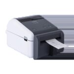 Brother TD-4420DNFC Stampante termica per etichette USB, LAN - Risoluzione 203 dpi - Supporta rotoli continui linerless - Colore bianco/grigio - immagine 3