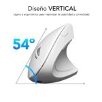 4 GHz 4000 dpi - 5 pulsanti - Per destrimani - Colore bianco
