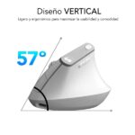 4 GHz 4000 dpi - 5 pulsanti - Per destrimani - Colore bianco