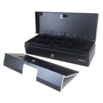 Approx Cassetto portamonete elettrico compatto - 14 scomparti - Apertura manuale e automatica - Connessione RJ11 - Colore nero - immagine 2