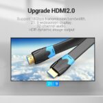 Cavo HDMI maschio-maschio 2.0 4K - 2 m - Colore nero - immagine 5