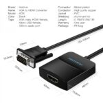 Vention Convertitore da VGA maschio a HDMI femmina - 0,5 m - Colore nero - immagine 5