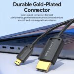 Cavo Vention HDMI maschio a Mini HDMI maschio 2.0 4K - 3 m - Colore nero - immagine 4