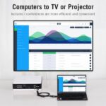 Vention Adattatore convertitore HDMI maschio a VGA femmina con jack audio da 3,5 mm - Colore nero - immagine 3