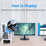 Vention Adattatore HDMI femmina a DVI (24+1) maschio - Colore nero - immagine 3