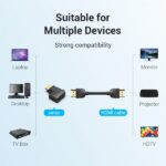 Vention Adattatore HDMI maschio a HDMI femmina 4K 270º - Colore nero - immagine 5