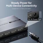 Splitter HDMI 2.0 1x8 Vention - 4K - Alluminio nero - immagine 4