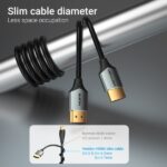 Cavo HDMI maschio-maschio 2.0 4K Vention - 2 m - Colore grigio - immagine 5