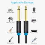 Cavo stereo Vention da jack maschio da 6,5 mm a jack maschio da 6,5 mm - 1 m - Colore nero - immagine 5