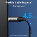Cavo audio in fibra ottica Vention - 1 m - Grigio metallizzato - immagine 3