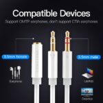 Cavo stereo Vention 2x jack maschio da 3,5 mm a jack femmina da 3,5 mm - 0,3 m - Colore nero - immagine 5