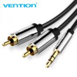 5 mm a 2 RCA maschio - 1 m - Colore nero