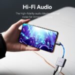 Vention Convertitore USB-C maschio a 2x USB-C femmina (audio e ricarica) - Colore grigio - immagine 3
