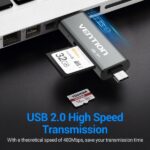 Lettore di schede esterno USB 2.0 Vention - Colore grigio - immagine 3