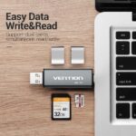 Lettore di schede esterno USB 2.0 Vention - Colore grigio - immagine 4