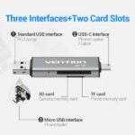 Lettore di schede esterno USB 2.0 Vention - Colore grigio - immagine 5