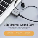 Scheda audio Vention 2.1 - Colore grigio - immagine 3
