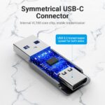 Vention Adattatore USB 3.0 maschio a USB-C femmina - Colore grigio - immagine 5