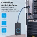 Vention Scheda audio USB A a 3x Jack 3,5 femmina - Colore nero - immagine 4