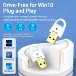 Adattatore USB Bluetooth Vention - Colore bianco - immagine 4