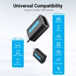 Vention Adattatore USB-C maschio a USB 2.0 A femmina - Colore nero - immagine 5