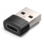 Vention Adattatore USB 2.0 da USB-C maschio a USB femmina - Colore nero - immagine 2