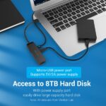 Vention HUB 6 in 1 da USB 3.0 a USB3.0x3/TF/SD/Micro-B - 0,15 m - Colore nero - immagine 4