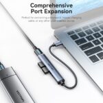Vention HUB 4 in 1 USB 3.0 a 4xUSB - 0,15 m - Colore grigio - immagine 3