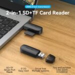Lettore di schede esterno USB 2.0 Vention - Colore nero - immagine 3