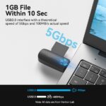 Lettore di schede esterno USB 3.0 Vention - Colore nero - immagine 4