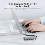 Vention Docking Station 5 in 1 USB-C a HDMI 4K/3xUSB3.0/PD100W - 0,15 m - Colore grigio - immagine 4