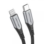 Vention Cavo USB-C a Lightning 3A 27W 480Mbps MFi - 2m - Colore grigio - immagine 2