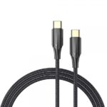 5 m - Cotone intrecciato nero