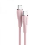 Cavo Vention da USB-C maschio a USB-C maschio - 1 m - 5 A 100 W 480 Mbps - Colore rosa silicone - immagine 2