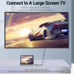 Vention Docking Station 4 in 1 USB-C a HDMI/VGA/USB3.0/PD87W - 0,15 m - Colore grigio - immagine 4
