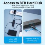 Vention HUB 5 in 1 USB-C a 3xUSB3.0/USB-C(Gen1)/Micro-B Powered - 0,15 m - Colore nero - immagine 4