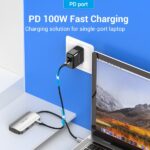 Vention HUB 5 in 1 da USB-C a 3xUSB3.0/USB-C Gen1/PD100W - 0,15 m - Colore grigio - immagine 3
