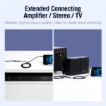 Cavo stereo Vention da jack 3,5 femmina a 2x RCA maschio - 2 m - Colore nero - immagine 4