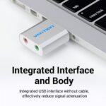 Scheda audio Vention 2.1 - Colore argento - immagine 3